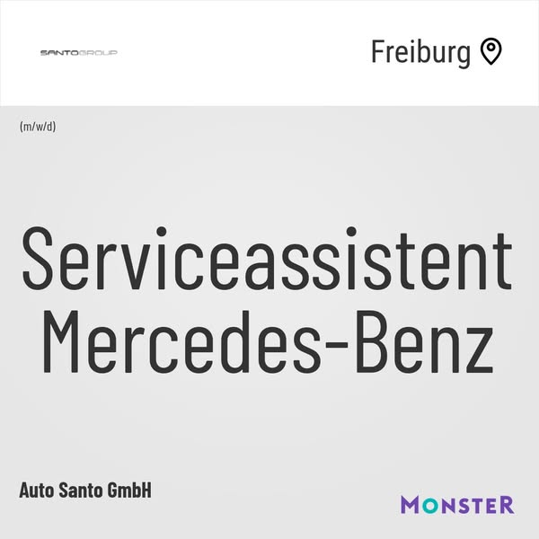 Serviceassistent Mercedes-Benz