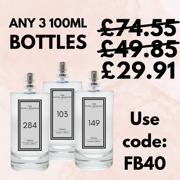 Get any 3 bottles for £29.91!