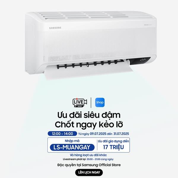 Ưu đãi điều hòa Samsung