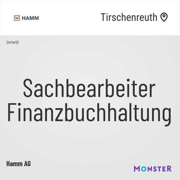Sachbearbeiter Finanzbuchhaltung
