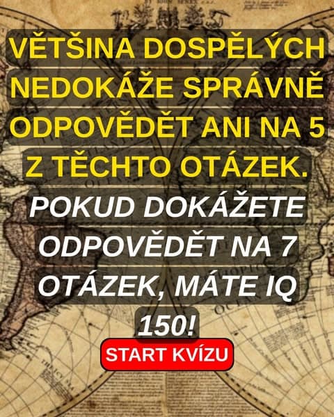 Většina dospělých nezvládne tento základní historický kvíz. Myslíte si, že to zvládnete?