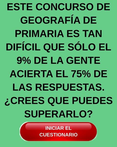¿Aún puedes aprobar un examen de Geografía de Primaria?