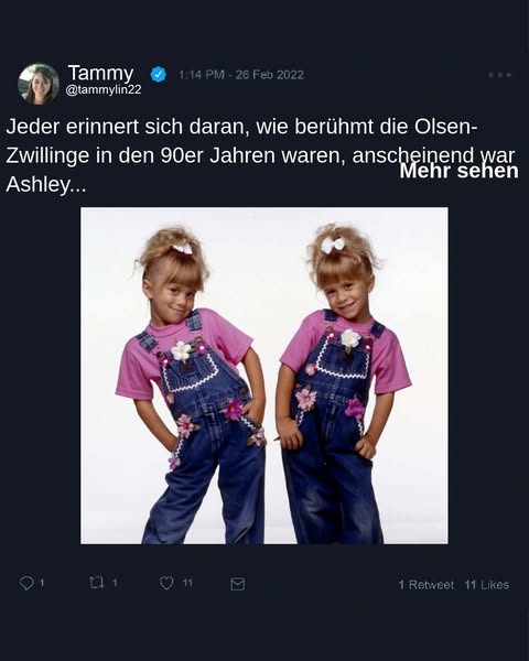 Die Hollywood-Geschichte der Olsen-Zwillinge nahm eine unerwartete Wendung