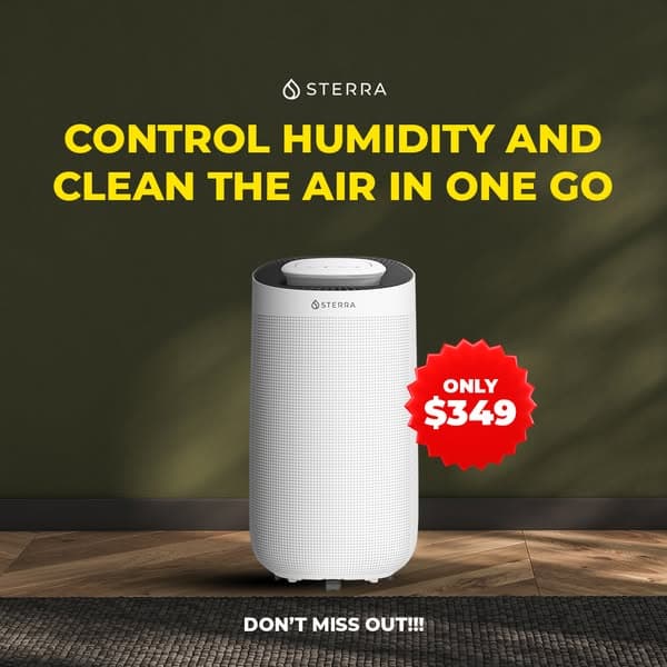 Dehumidifier + Air Purifier = Sterra Sun ☀️