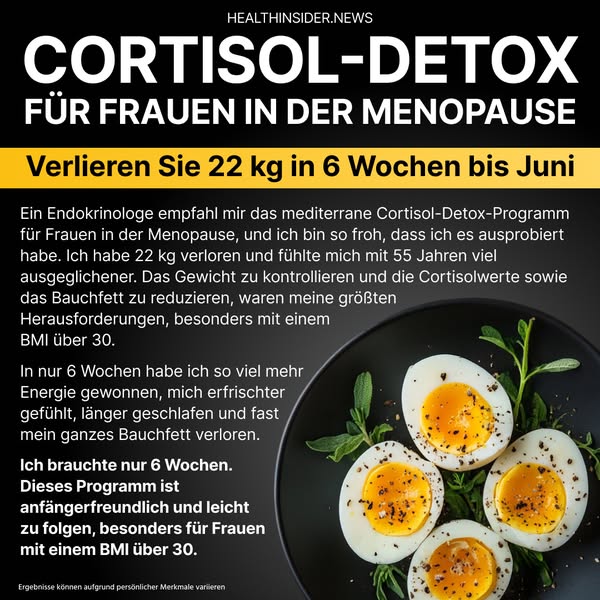 Cortisol-Detox für Frauen in den Wechseljahren