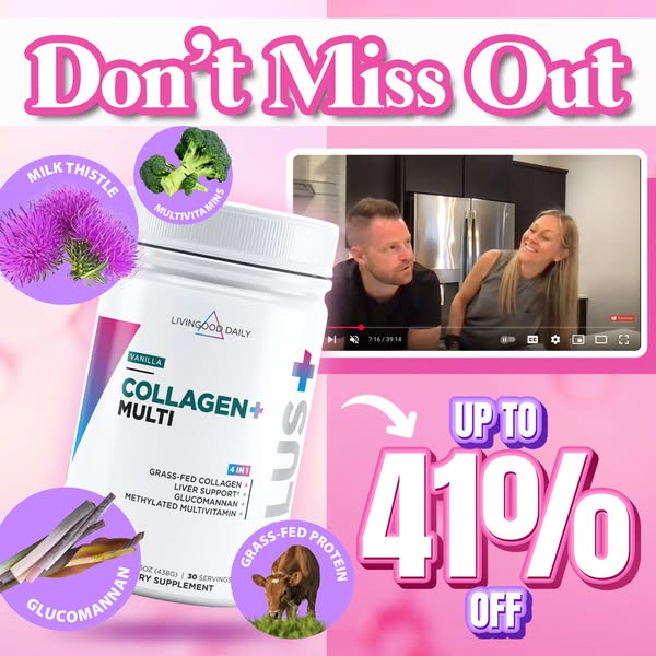 Up To 41% OFF The Livingood Daily Collagen + Multi