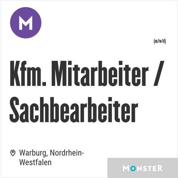 Kfm. Mitarbeiter / Sachbearbeiter