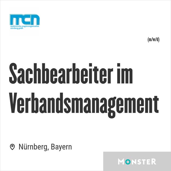Sachbearbeiter im Verbandsmanagement