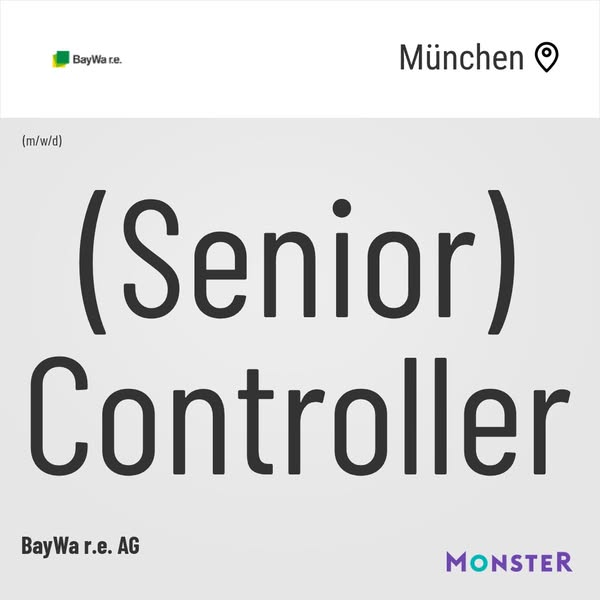 (Senior) Controller