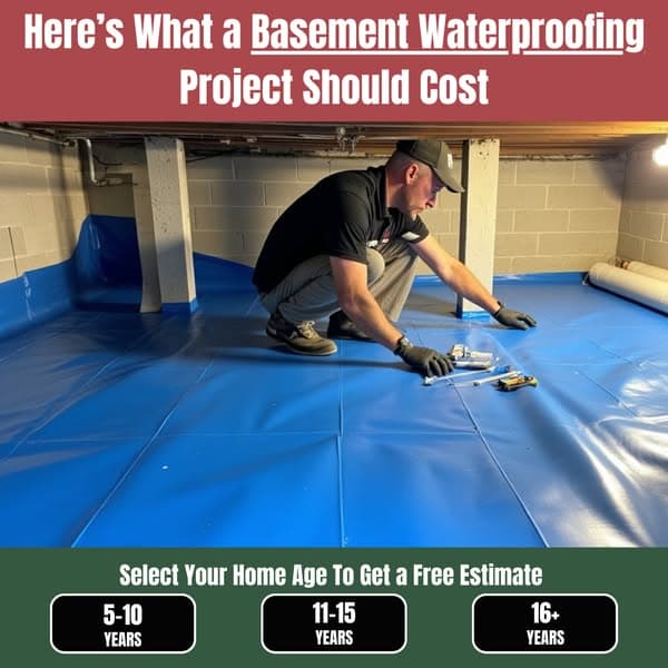 What Basement Waterproofing Should Cost