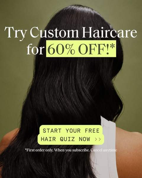 Get 60% OFF custom haircare from Prose