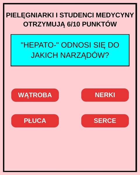 Czy w tym quizie z medycznego żargonu uda ci się trafić choć raz?