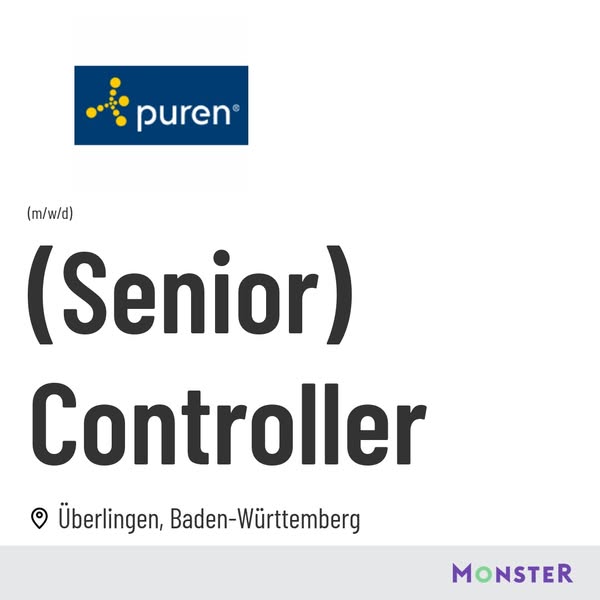 (Senior) Controller