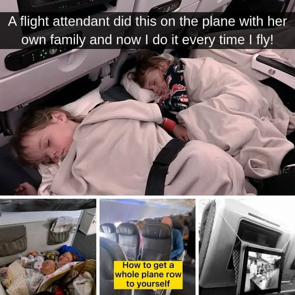 Can't Sleep On Planes❓ Try These Secrets From Flight Attendants