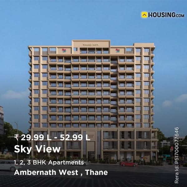 1, 2, 3 BHK starting ₹29.99L