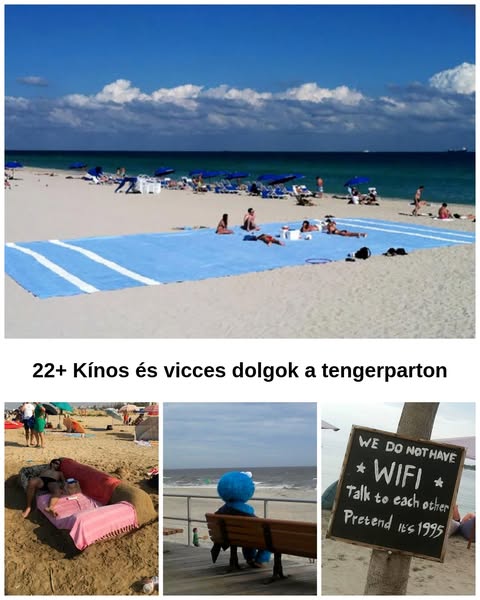 22+ pillanat, amelyek megmutatják, milyen furcsa lehet a tengerparton