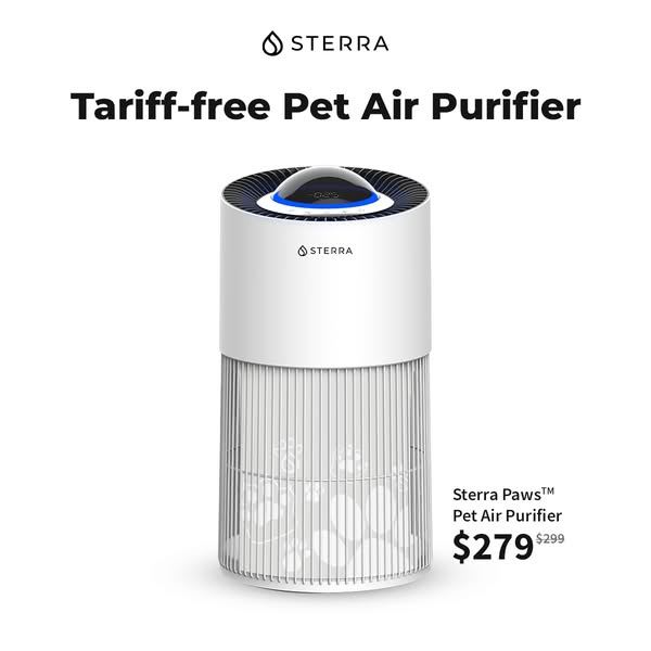 Sterra Paws™ True HEPA-14 Pet Air Purifier