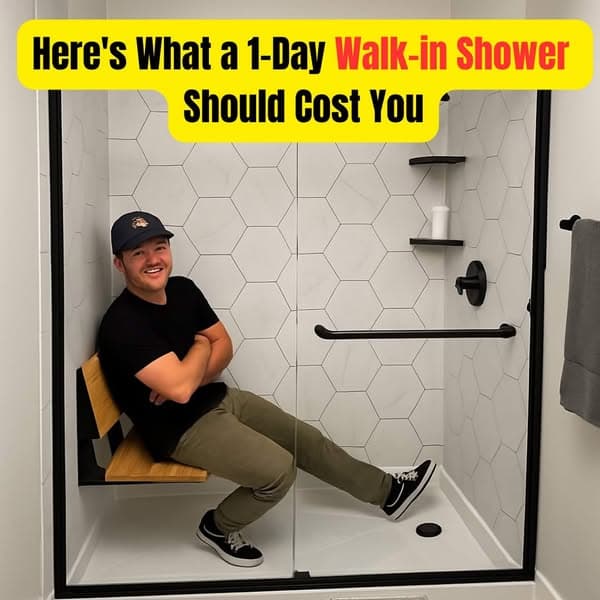 What a 1-Day Walk-in Shower Should Cost in 2025
