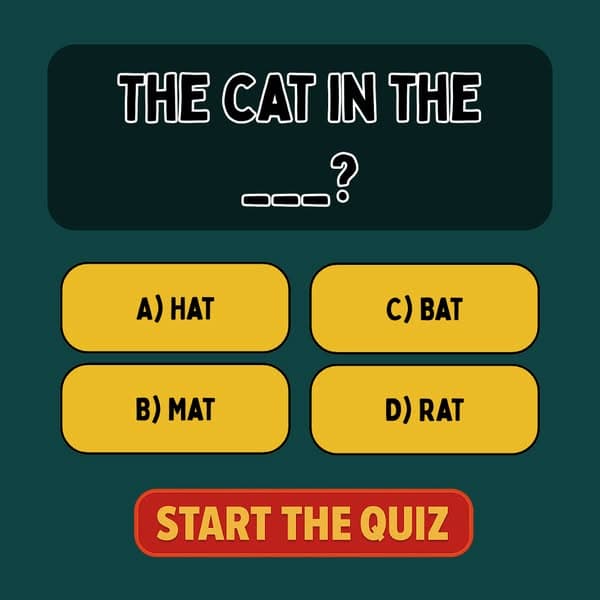 🎶 Can You Complete the Rhyme?