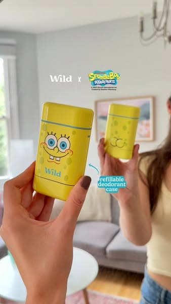 Feel fresh (and fun) with the Wild x SpongeBob case - guaranteed to make your pits happy🧽✨