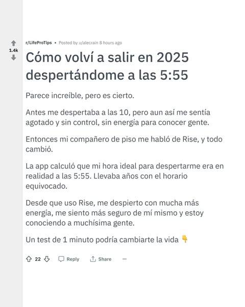 Controla tu deuda de sueño