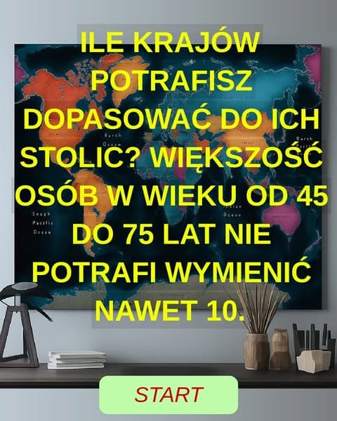 Ile krajów możesz dopasować do ich stolicy?