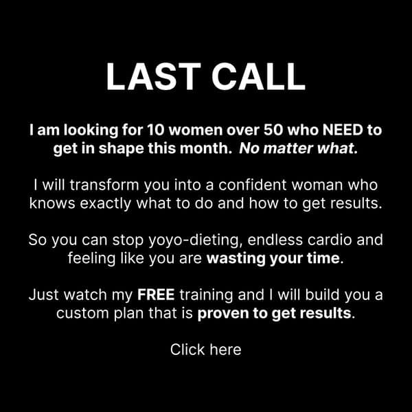 ⚠️ Women 50+: Diets Don’t Work! Do THIS Instead
