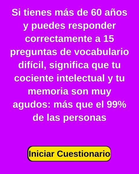 el 97% de los adultos suspende miserablemente este cuestionario de vocabulario de nivel elemental