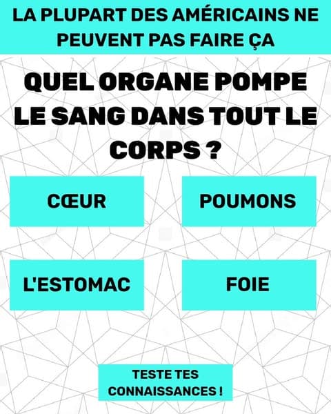 La plupart des adultes ne peuvent pas réussir un test de biologie de 6e année - tu penses pouvoir le faire ?