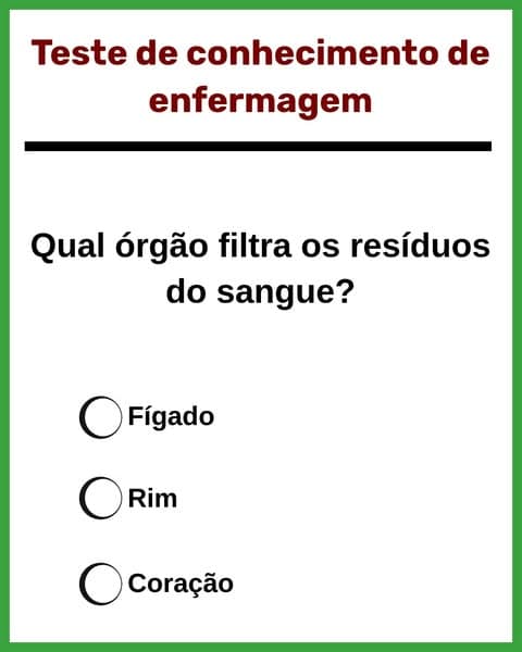 Apenas alguns conseguem passar neste teste da escola de enfermagem - você consegue?