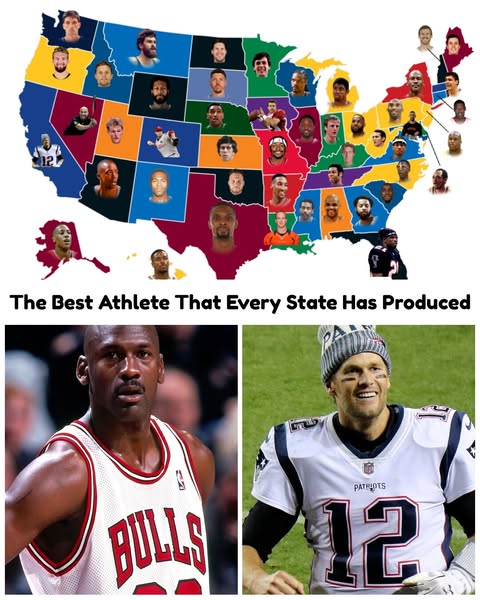 The Top Athletes From Every State In America