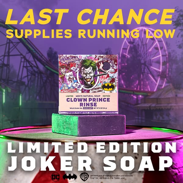 Limited Edition Batman & Joker Soaps