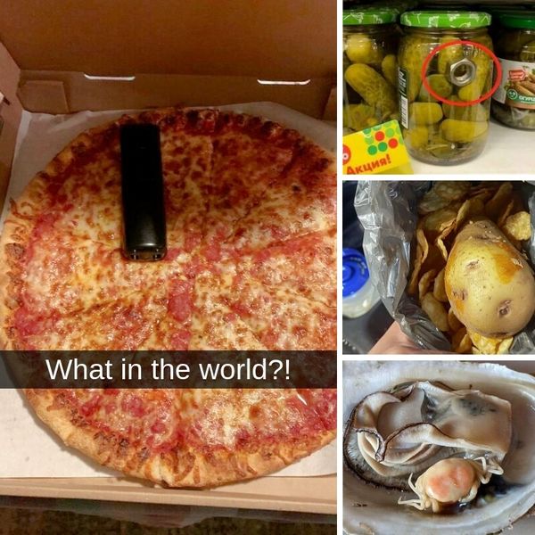 35+ Unusual “Extras” People Found In Their Food