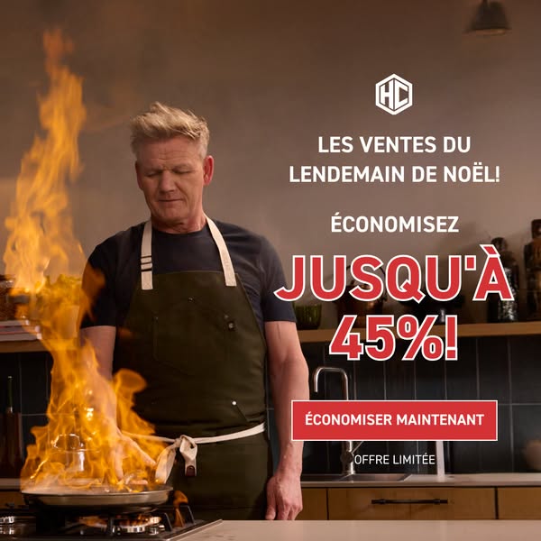 JUSQU'À 45% DE RÉDUCTION!