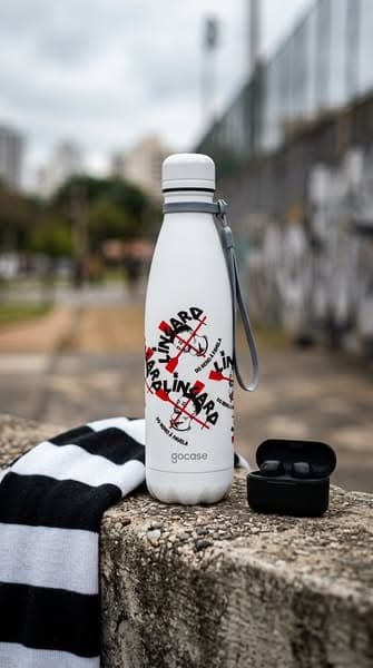 Garrafa Térmica Urban - Corinthians - Lingard Pattern - Gocase