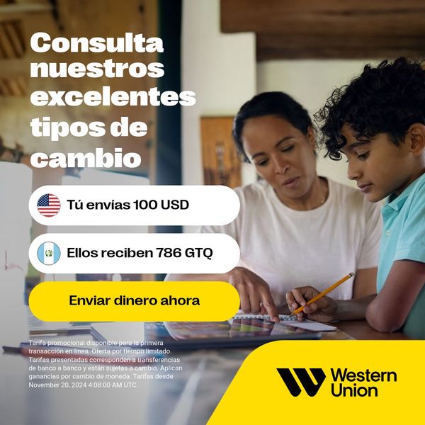 Envía dinero con Western Union