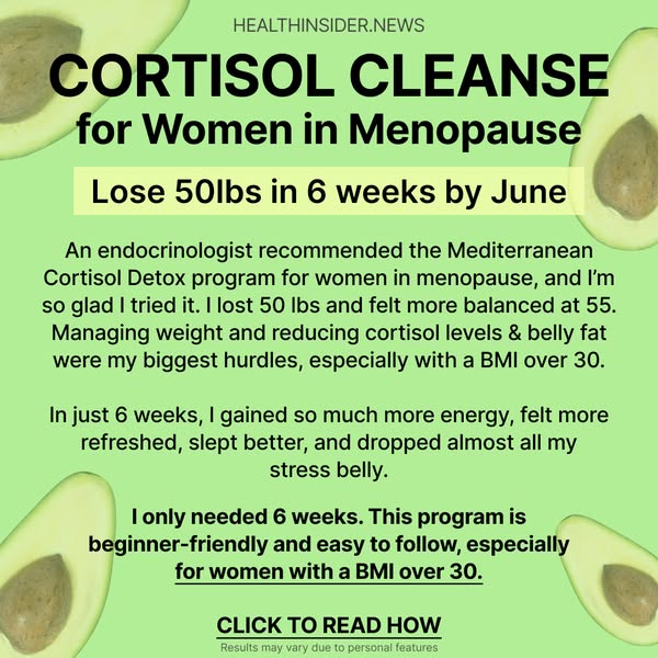 Cortisol Detox for Women in Menopause