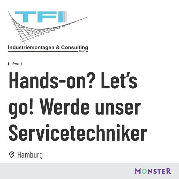 Hands-on? Let’s go! Werde unser Servicetechniker