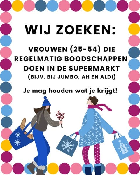 We zoeken: Vrouwen in Nederland. Alle beloningen zijn voor jou!