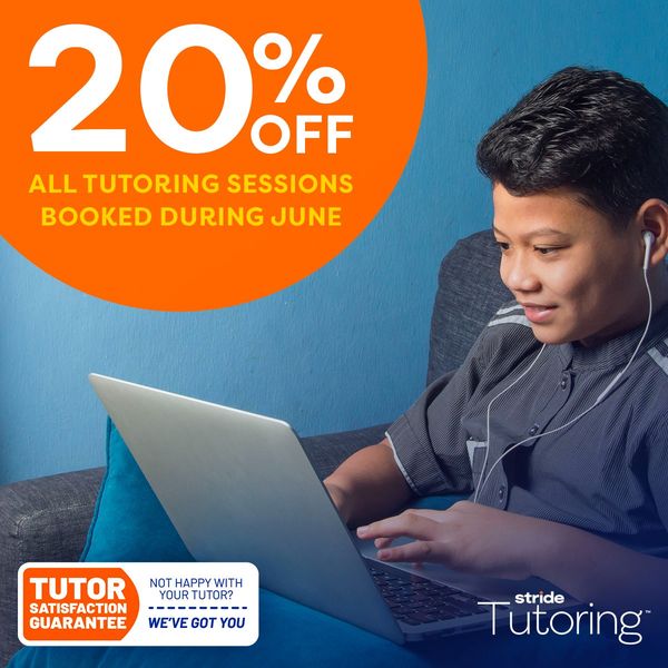 Beat Summer Slide With 20% Off Online Tutoring!