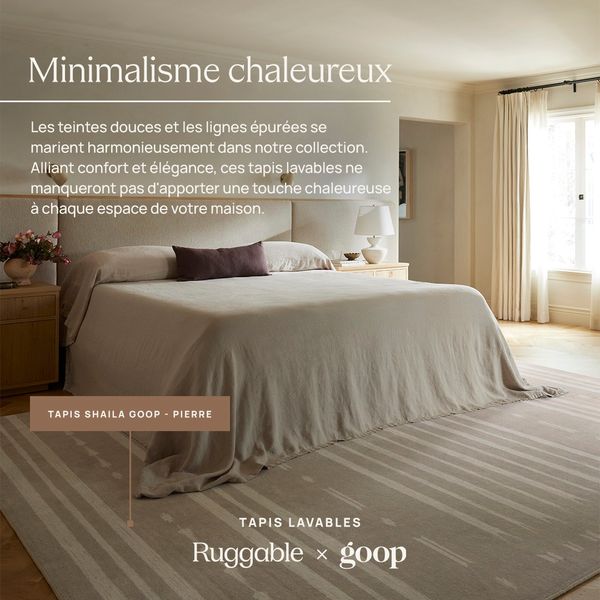 Superbe. Durable. Lavable.