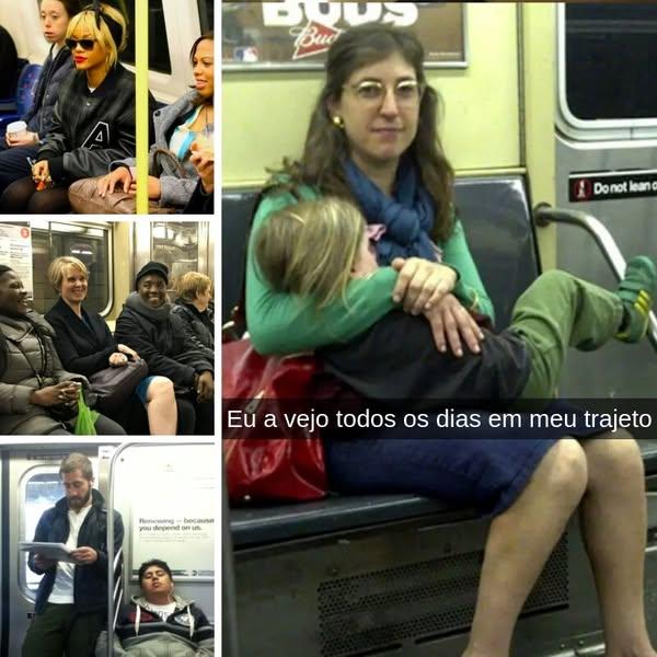 35+ estrelas que foram pegas andando de metrô como pessoas comuns