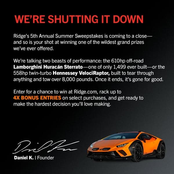 2025 SUMMER SWEEPSTAKES