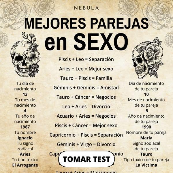 Pareja sensual o sexual? Compruébalo ahora 🤫