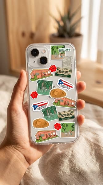 Capinha para celular Boricua Collage - Gocase
