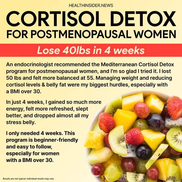 Cortisol Detox for Women in Menopause
