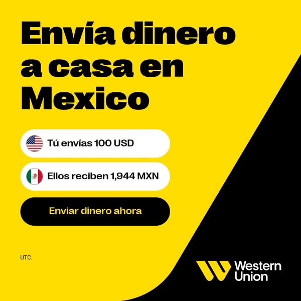 Envía dinero con Western Union