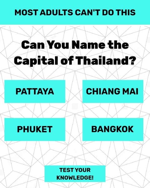 Guess the World Capitals: Most People Fail Miserably