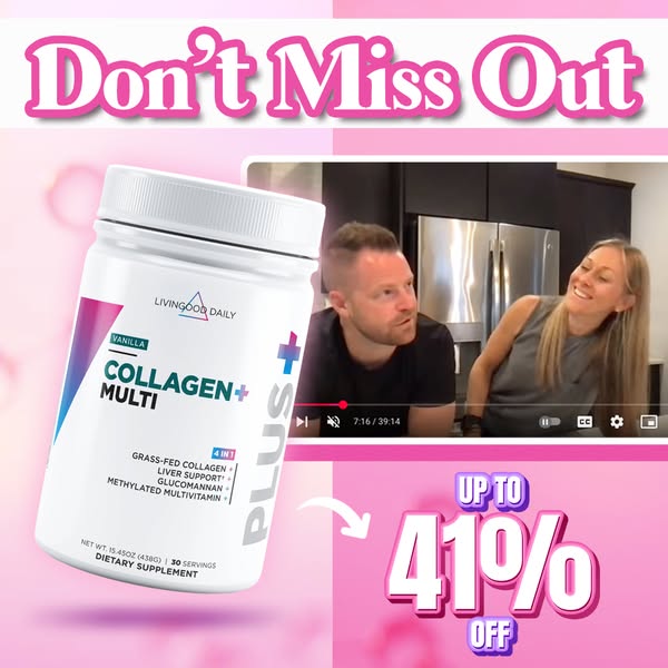 Up To 41% OFF The Livingood Daily Collagen + Multi
