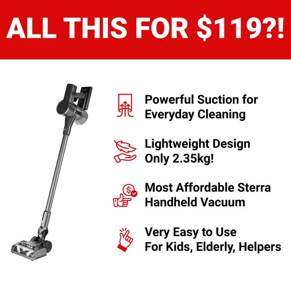 Sterra Flow™ Cordless Vacuum